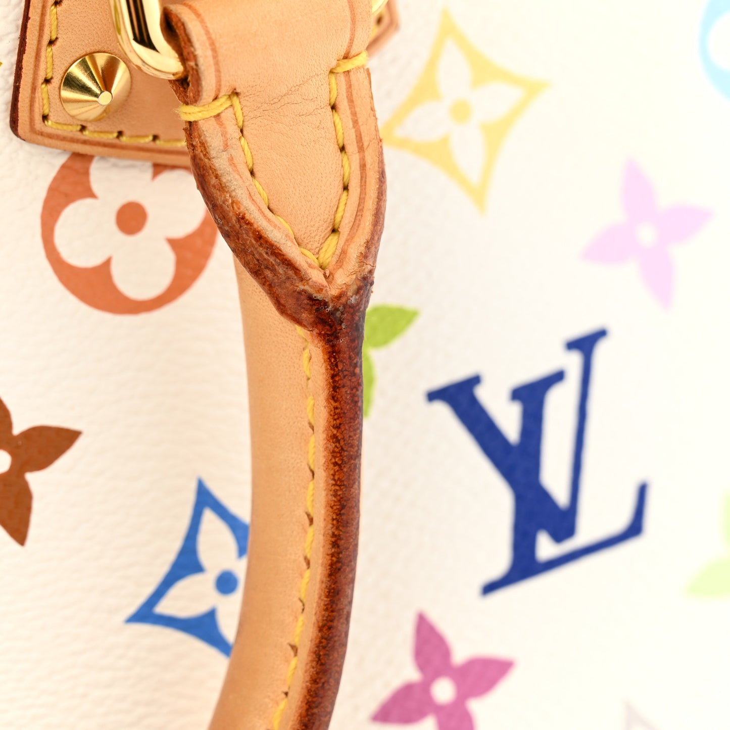 Monogram Multicolor Trouville White