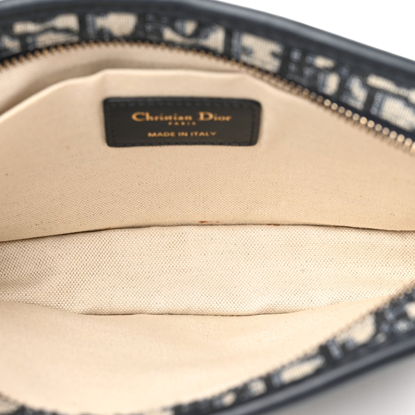 Oblique Diorquake Clutch Blue