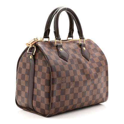 Louis Vuitton Damier Ebene Speedy Bandouliere 25 3 of 10