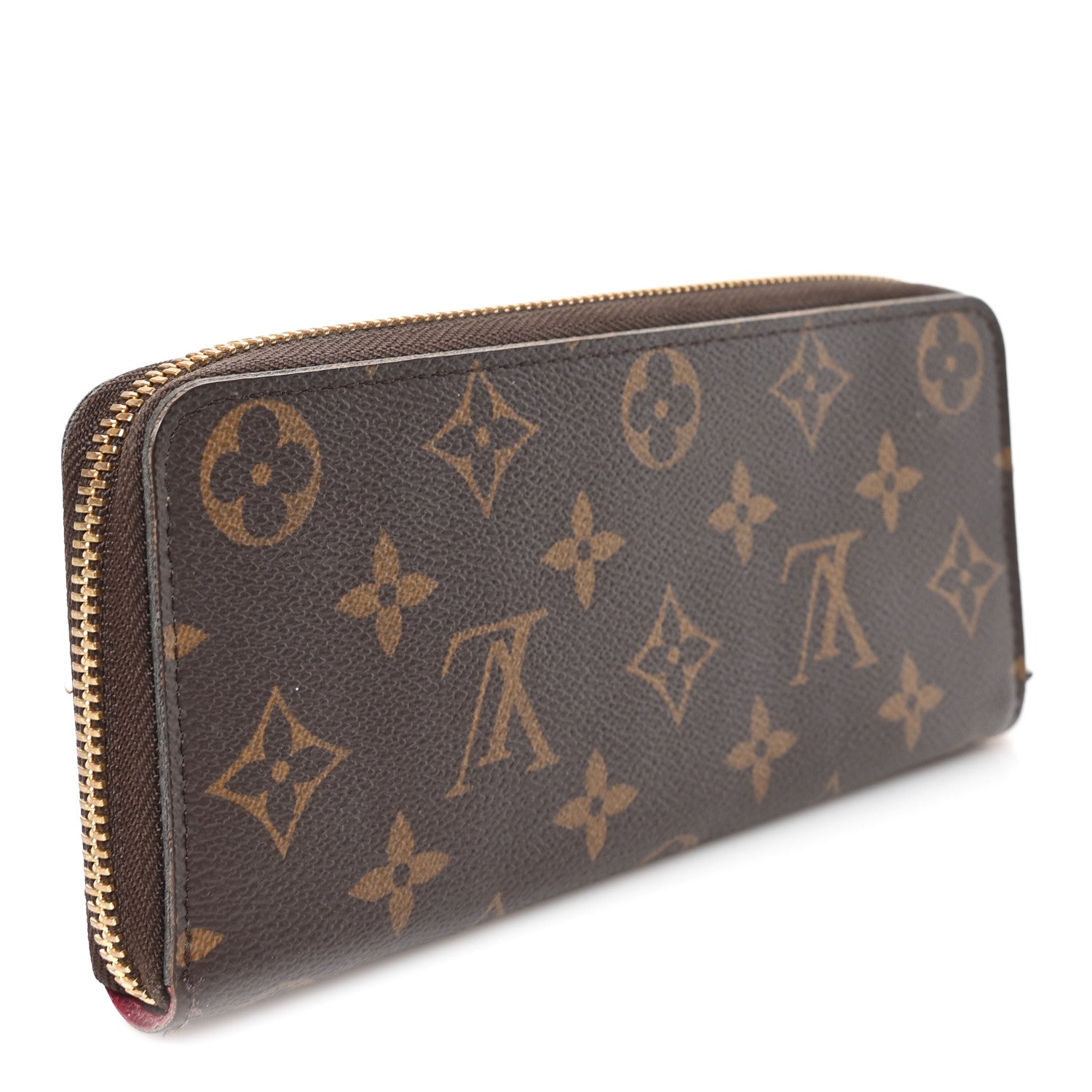 Louis Vuitton Monogram Clemence Wallet Fuchsia 3 of 7