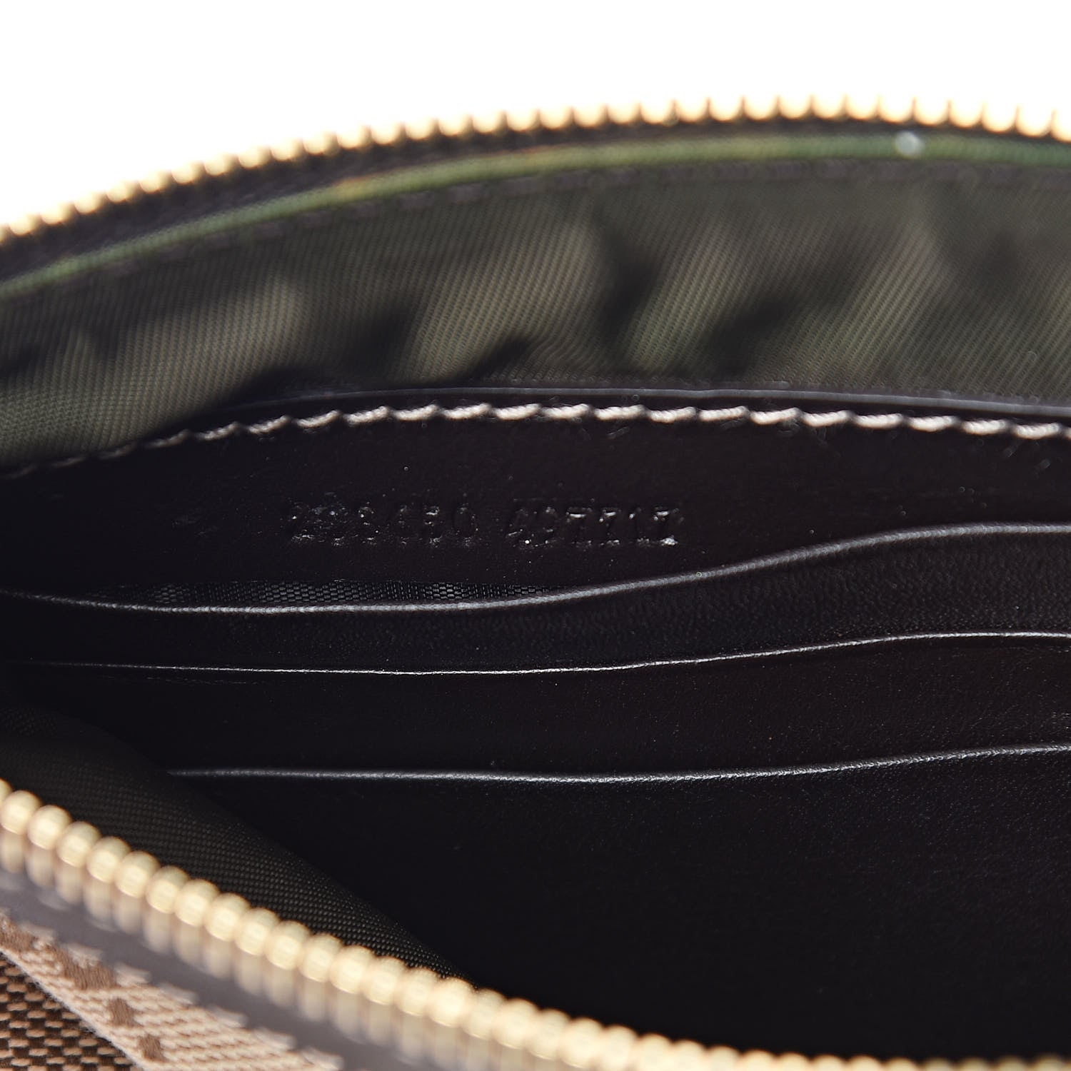 Gucci Monogram D Ring Wristlet Dark Brown 7 of 7