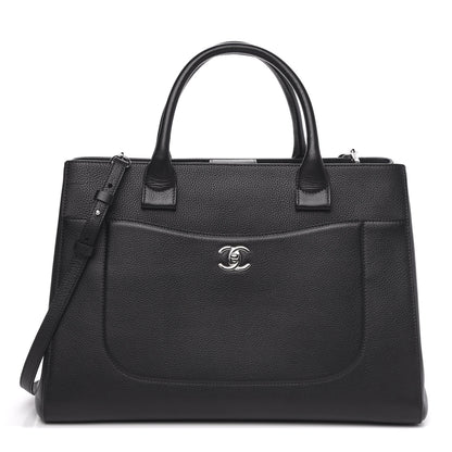 Chanel Grained Calfskin Medium Neo Executive Shopper Tote Black 1 of 12