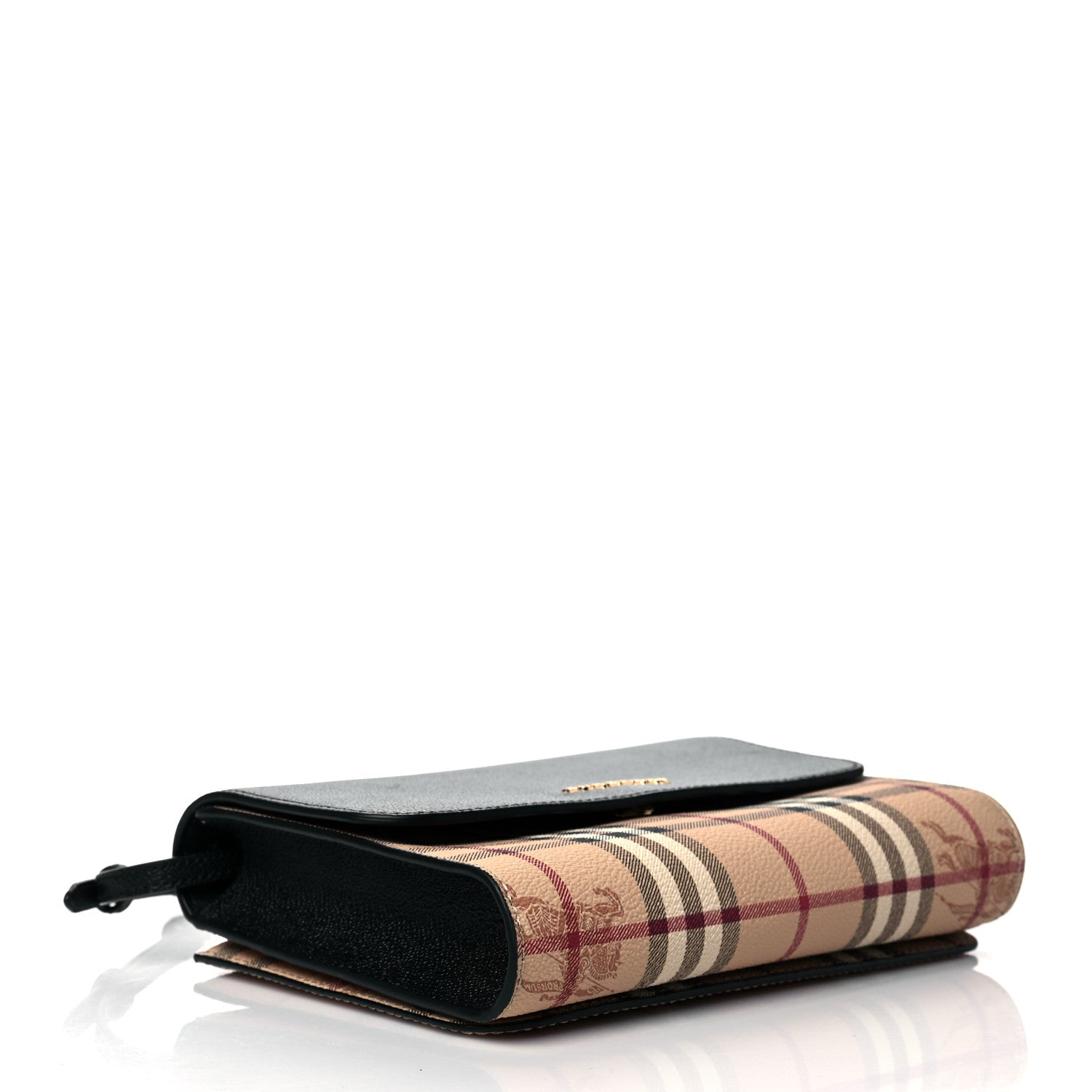 Burberry Haymarket Check Small Loxley Crossbody Black 4 of 10