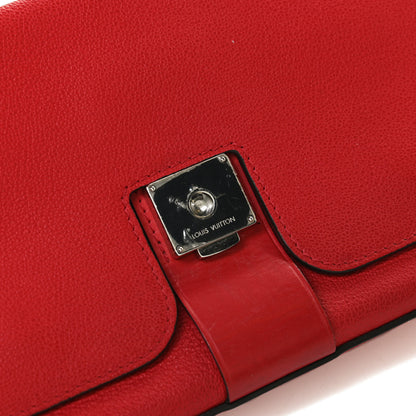 Louis Vuitton Monogram Cuir Plume Ecume Very Chain Bag Rubis Red 16 of 16