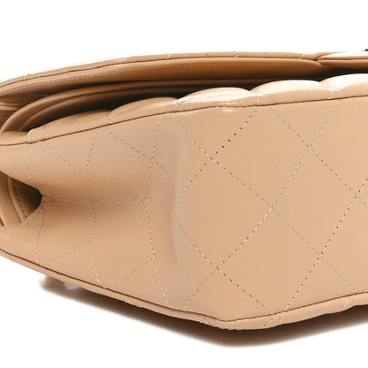 Chanel Caviar Quilted Medium Double Flap Light Beige 9 of 11