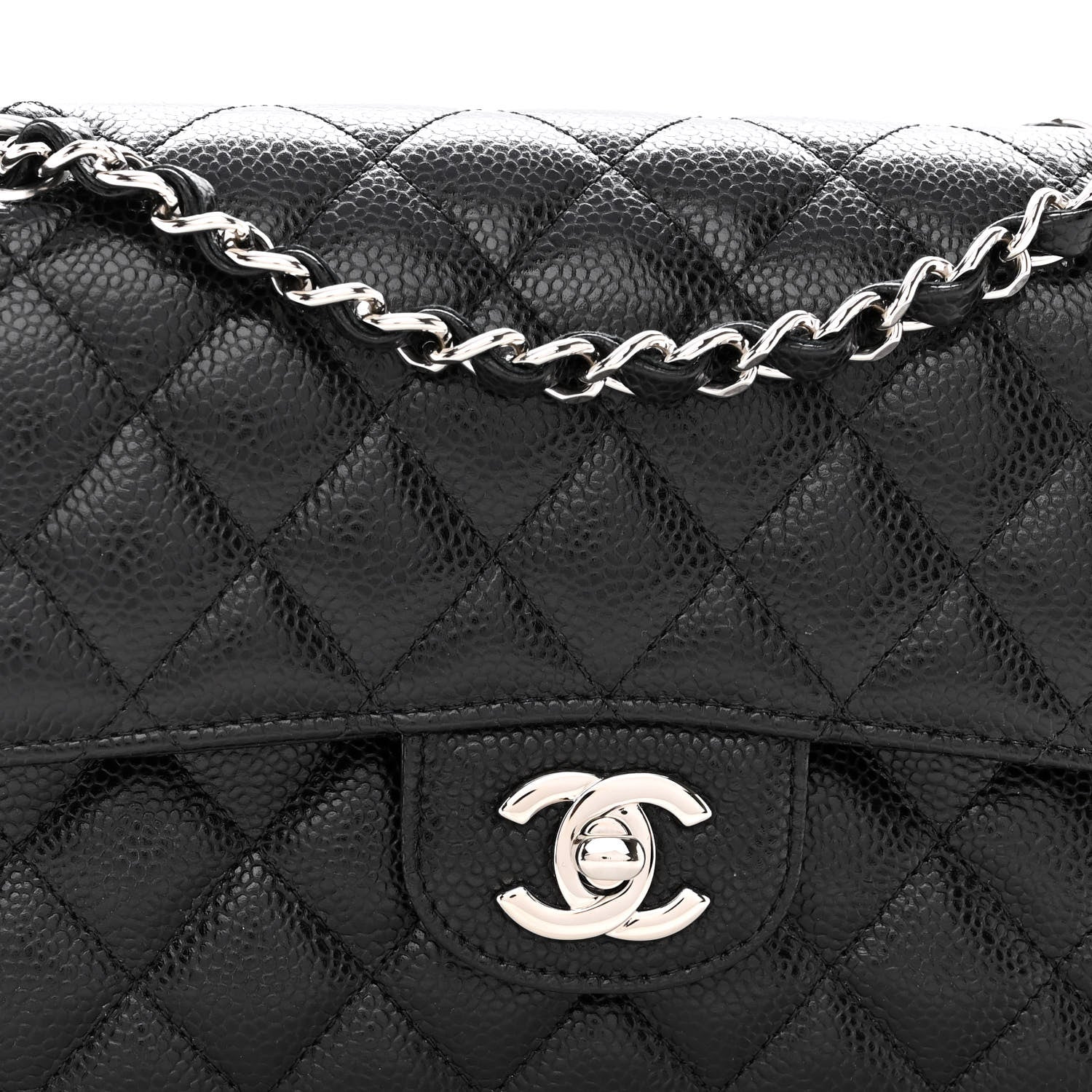 Chanel Caviar Quilted Small Double Flap Black 8 of 11