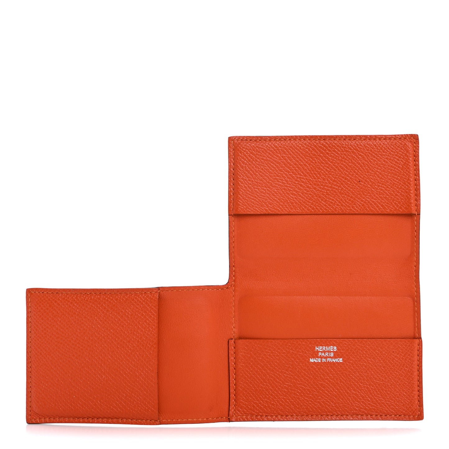 Epsom Guernesey Card Case Orange