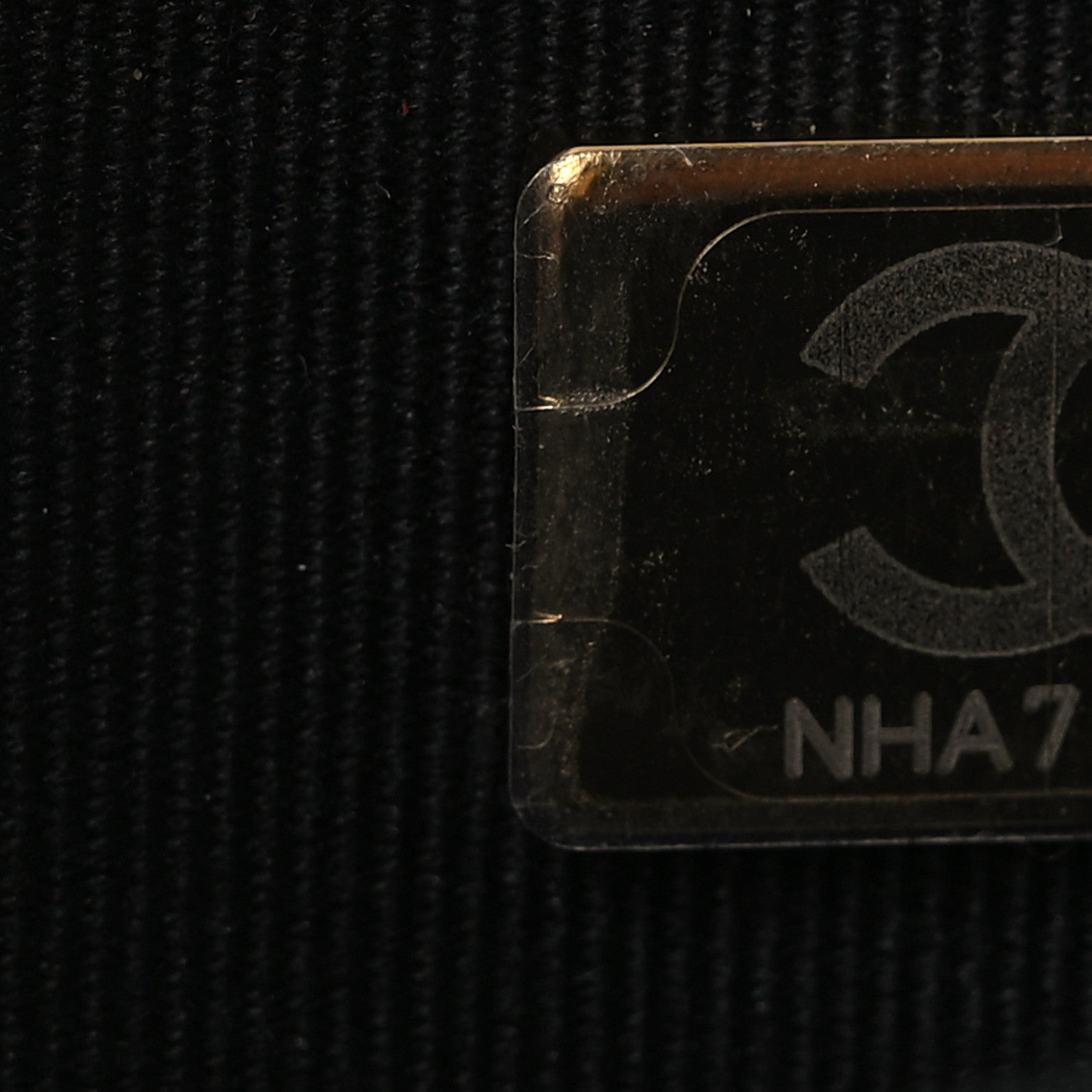 Chanel Tweed Quilted CC Pearl Crush Wallet On Chain WOC Black 10 of 15