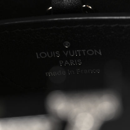 Louis Vuitton Smooth Calfskin Crystal Flowers Capucines BB Black 6 of 9