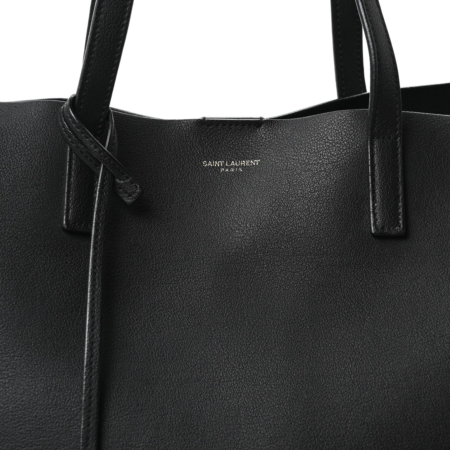 Calfskin Large Shopping Tote Black