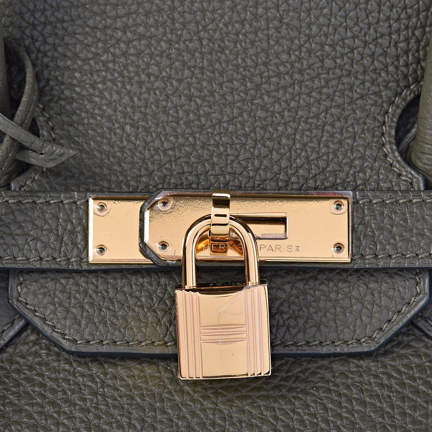 Togo Birkin 35 Vert Olive