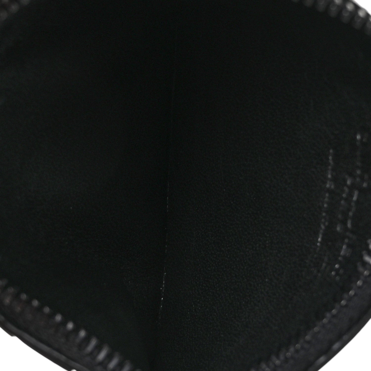 Saint Laurent Calfskin 5 Fragments Zip Pouch Card Holder Black Blue 5 of 10