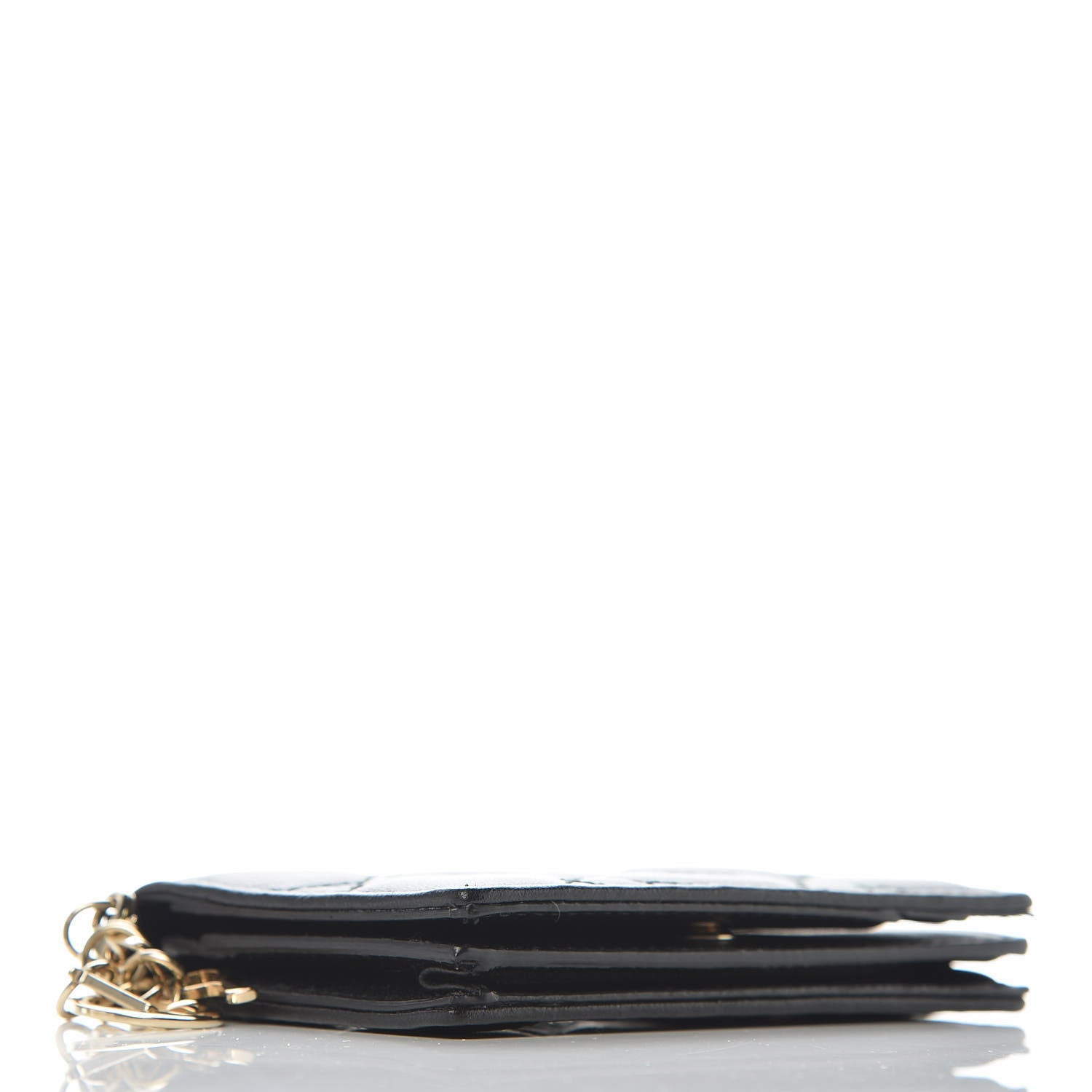 Christian Dior Lambskin Cannage Small Lady Dior Flap Card Holder Black 4 of 8