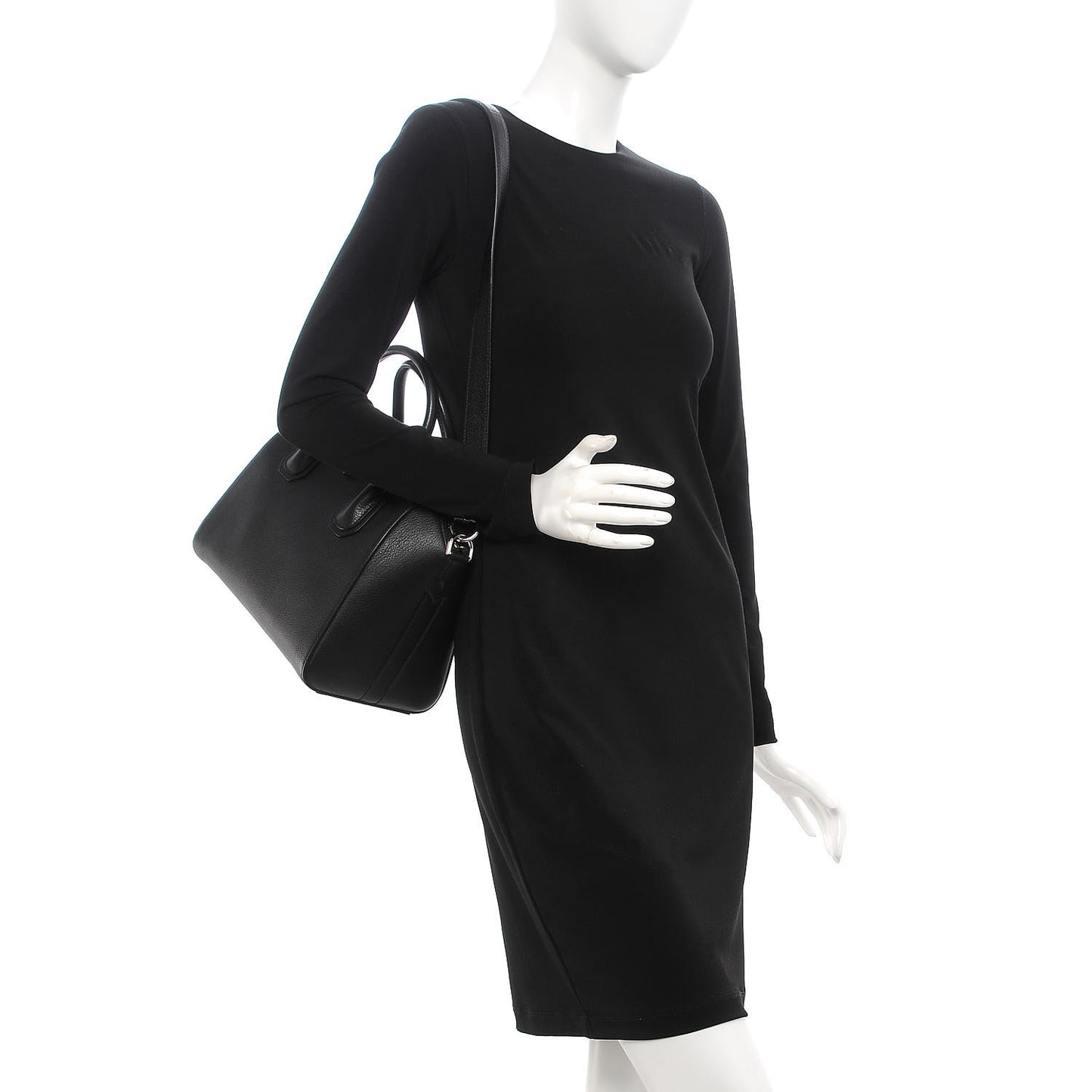 Sugar Goatskin Small Antigona Black