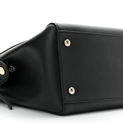 Fendi Vitello Baltico Dolce DotCom Satchel Black 8 of 11