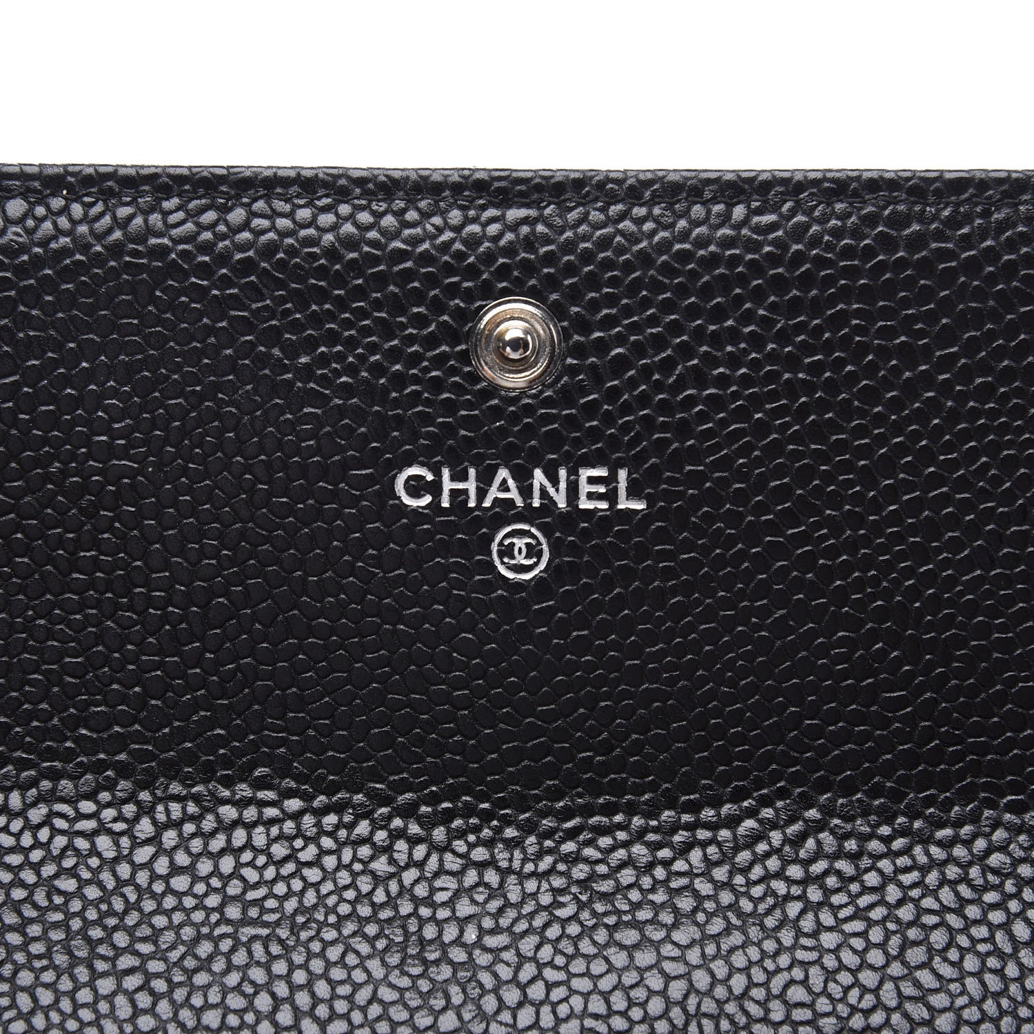Chanel Caviar Quilted Large Gusset Flap Wallet Black 5 of 9