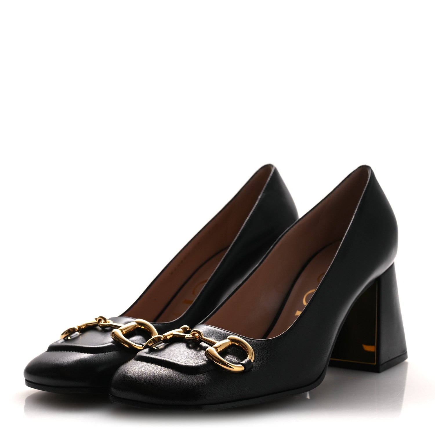 Gucci Malaga Kid Horsebit 75mm Pumps 40 Black 4 of 11