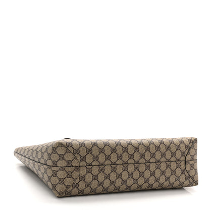 Gucci Calfskin GG Supreme Monogram Medium Reversible Tote Black 4 of 10