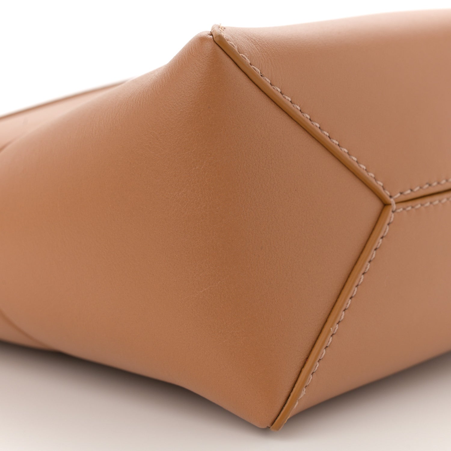 Loewe Shiny Calfskin Mini Puzzle Fold Tote Warm Desert 9 of 12