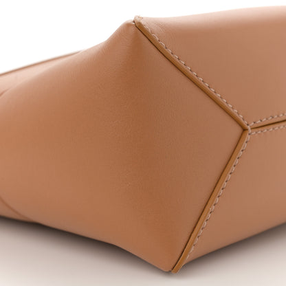 Loewe Shiny Calfskin Mini Puzzle Fold Tote Warm Desert 9 of 12