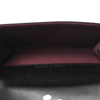 Chanel Caviar Quilted Flap Card Holder Wallet Black 5 of 9