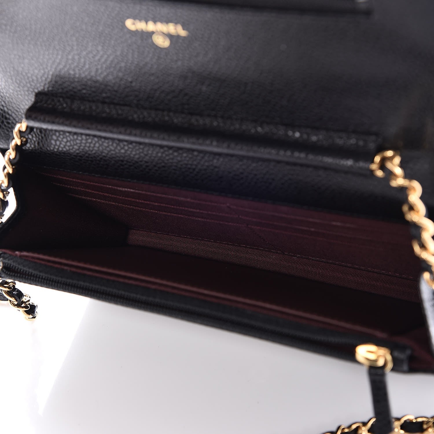 Chanel Caviar Quilted Wallet On Chain WOC Black 5 of 9
