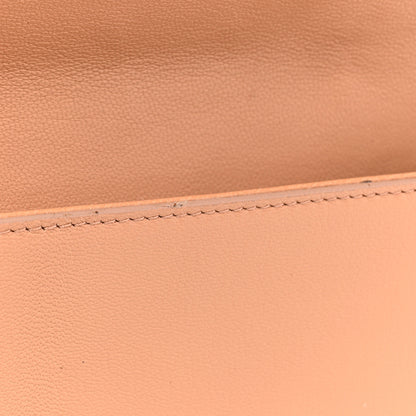 Saint Laurent Calfskin Large Belle De Jour Clutch Beige 11 of 16