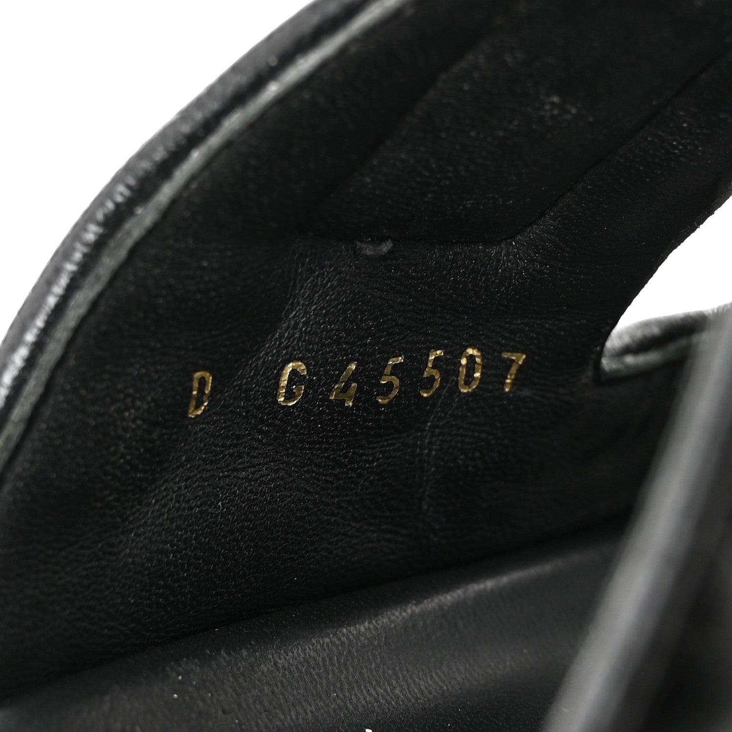 Chanel Lambskin Quilted Velcro Dad Chain CC Slide Sandals 36 Black 9 of 10