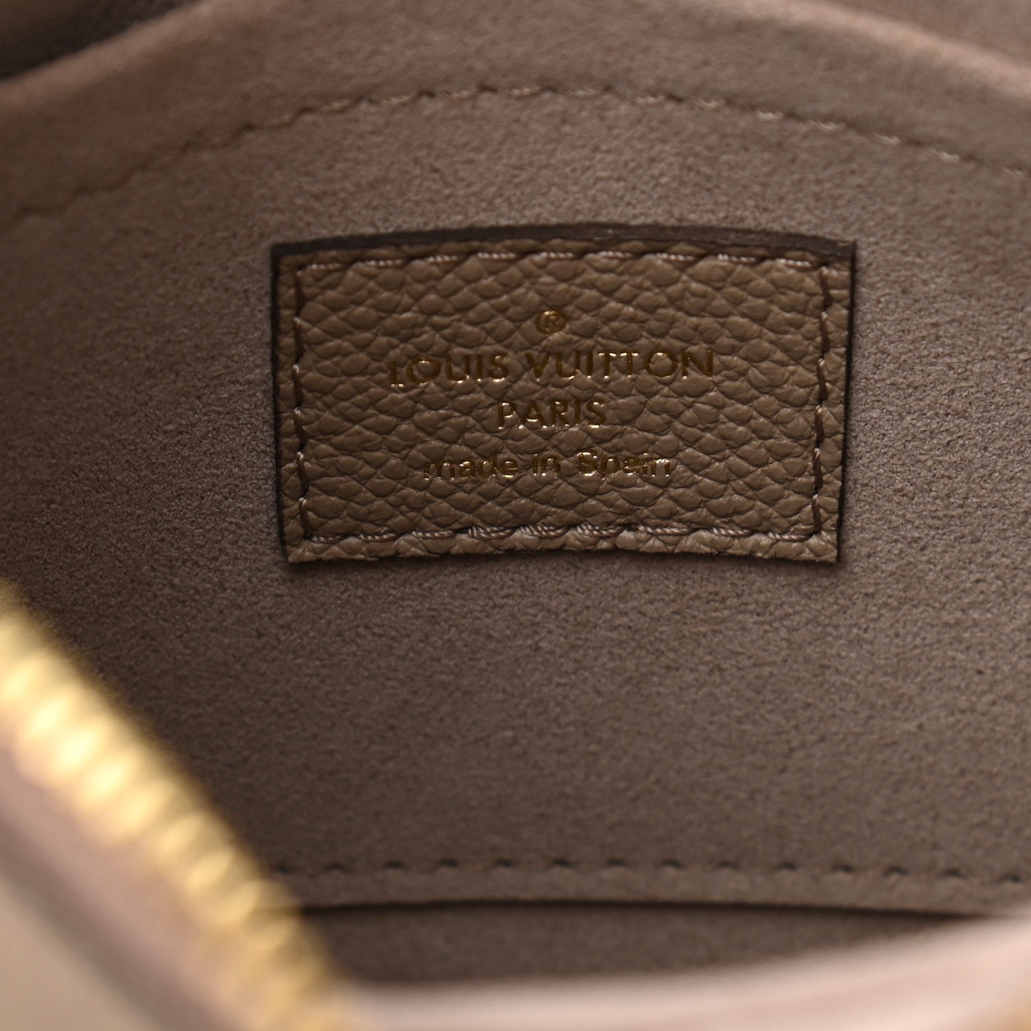Louis Vuitton Empreinte Monogram Giant Bagatelle NM Tourterelle Creme 8 of 9