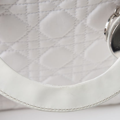 Christian Dior Nylon Cannage Medium Lady Dior White 13 of 15
