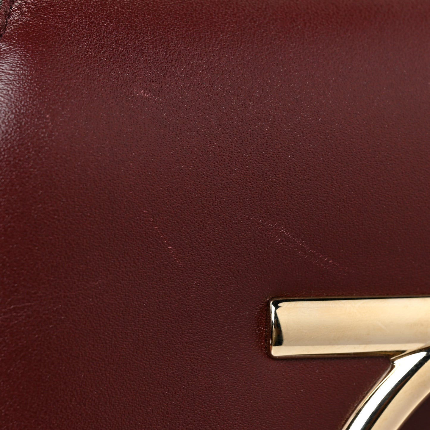 Calfskin Small Vela Flap Bag Wine