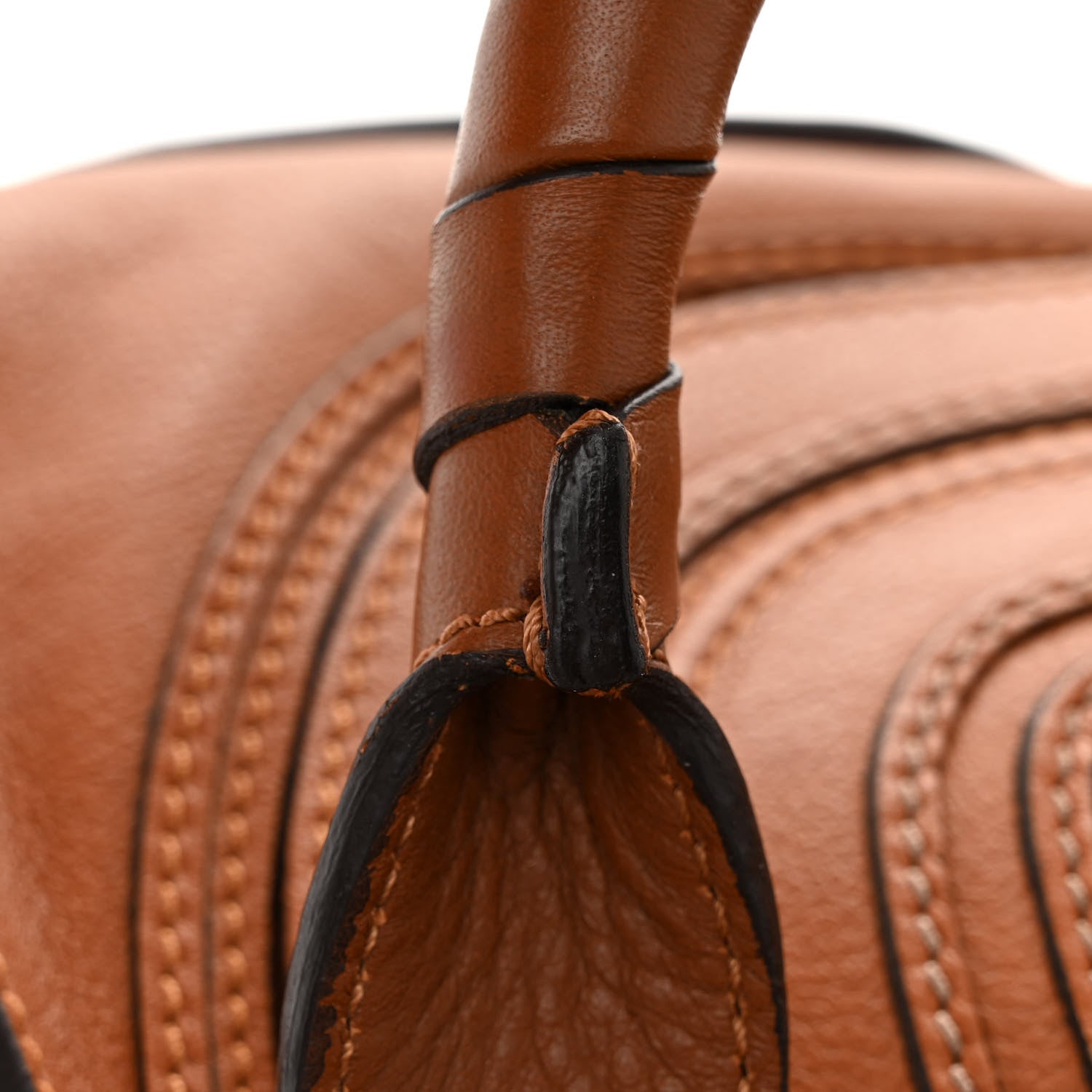 Chloe Calfskin Medium Marcie Satchel Tan 9 of 9