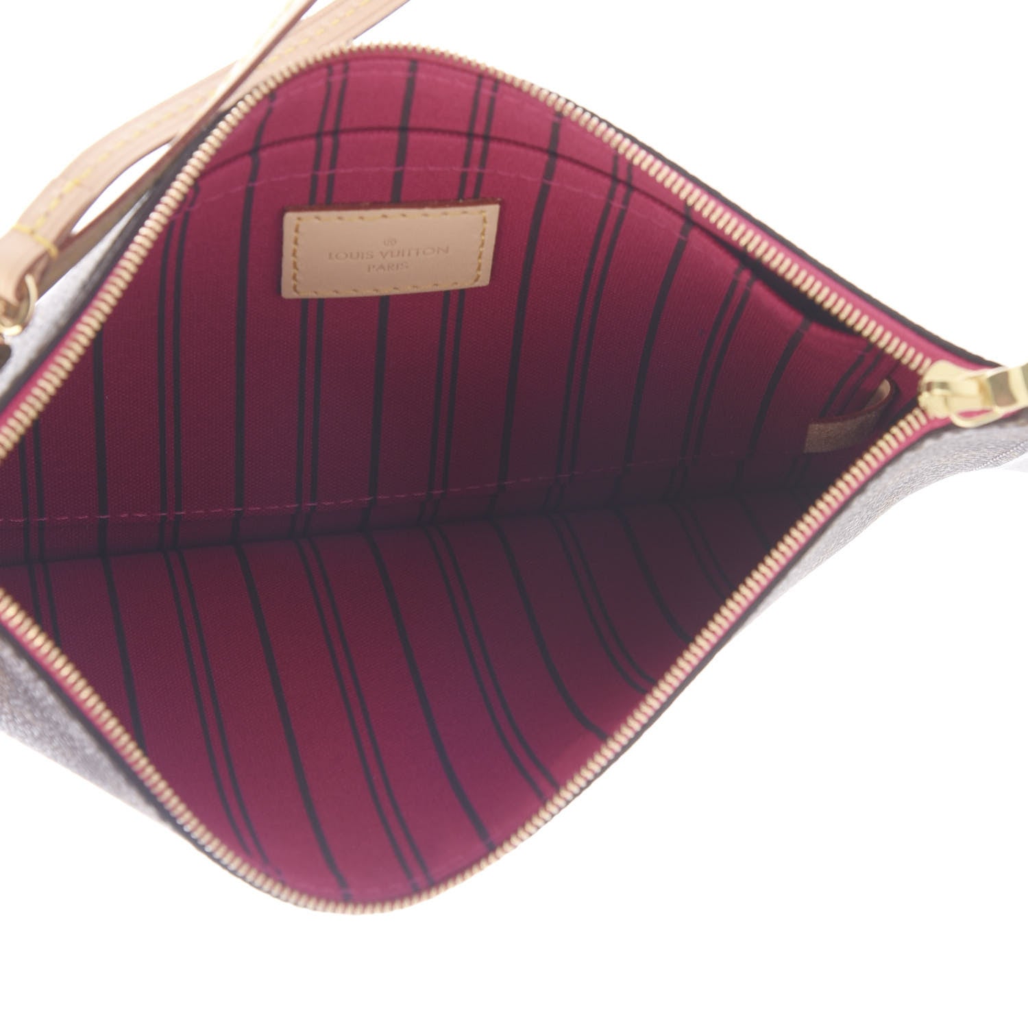 Louis Vuitton Monogram Neverfull MM GM Pochette Pivoine 4 of 9
