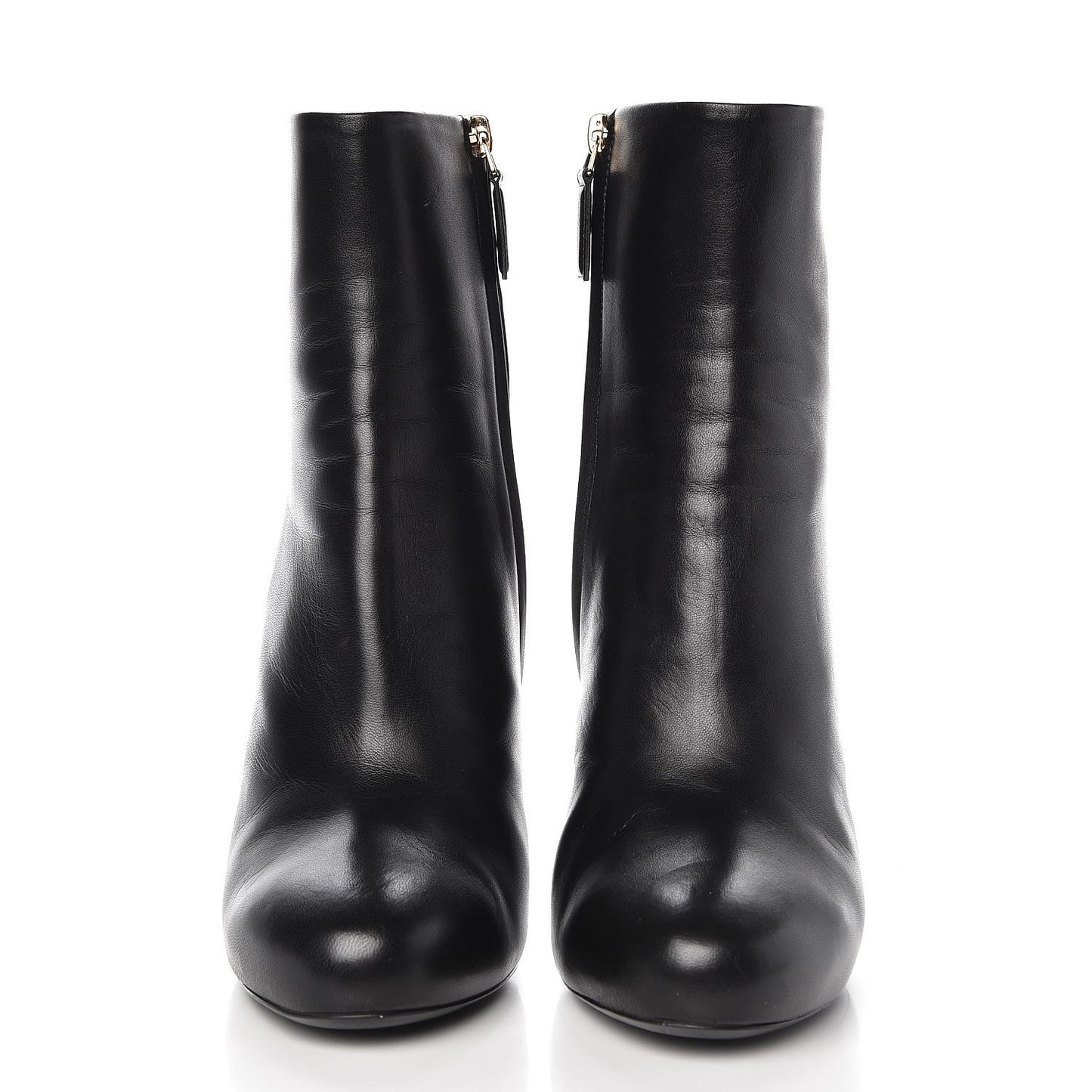 Lambskin CC Short Booties 41 Black