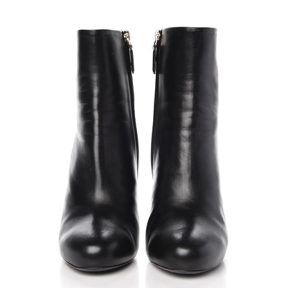 Chanel Lambskin CC Short Booties 41 Black 2 of 15