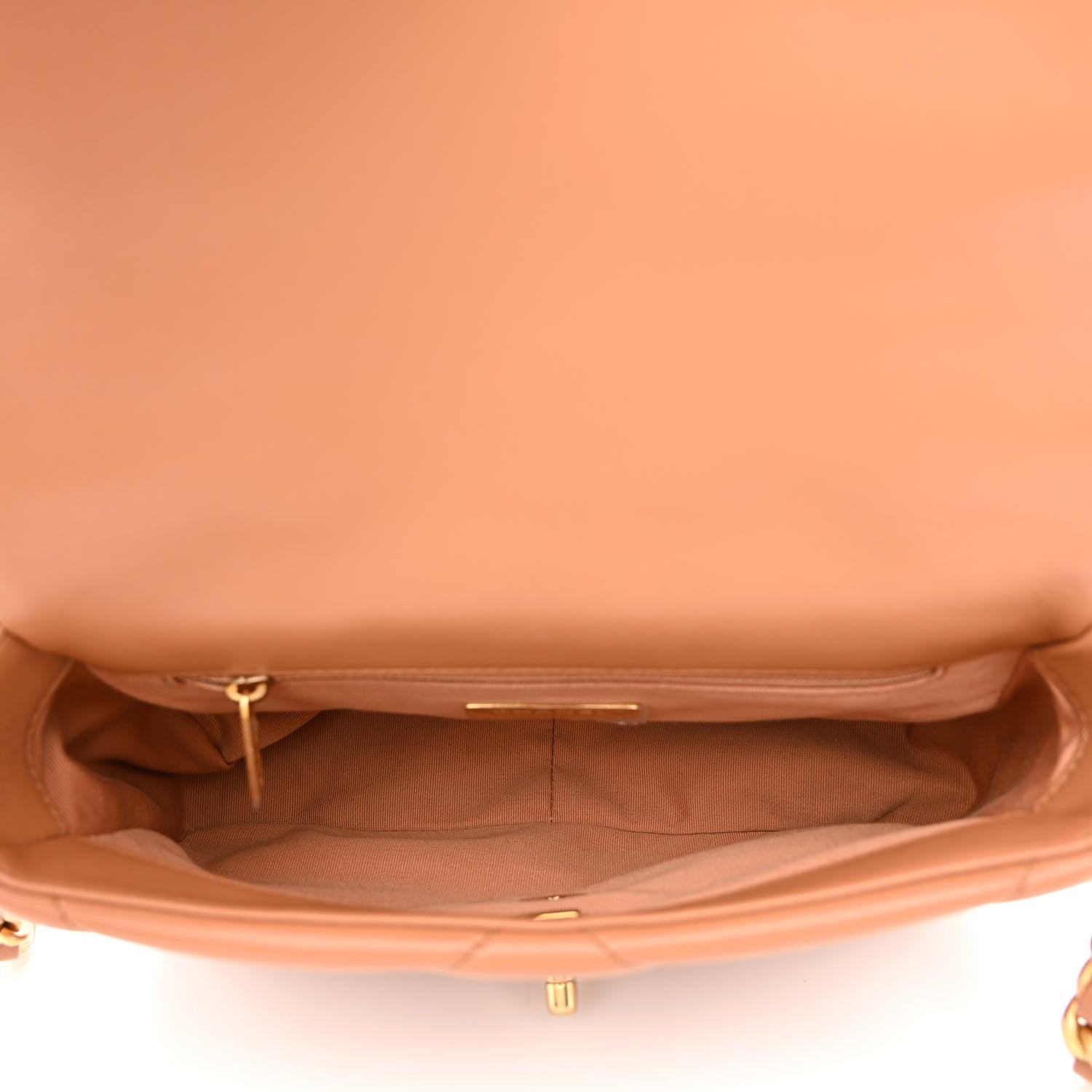 Chanel Lambskin Quilted Medium Chanel 19 Flap Brown 5 of 11