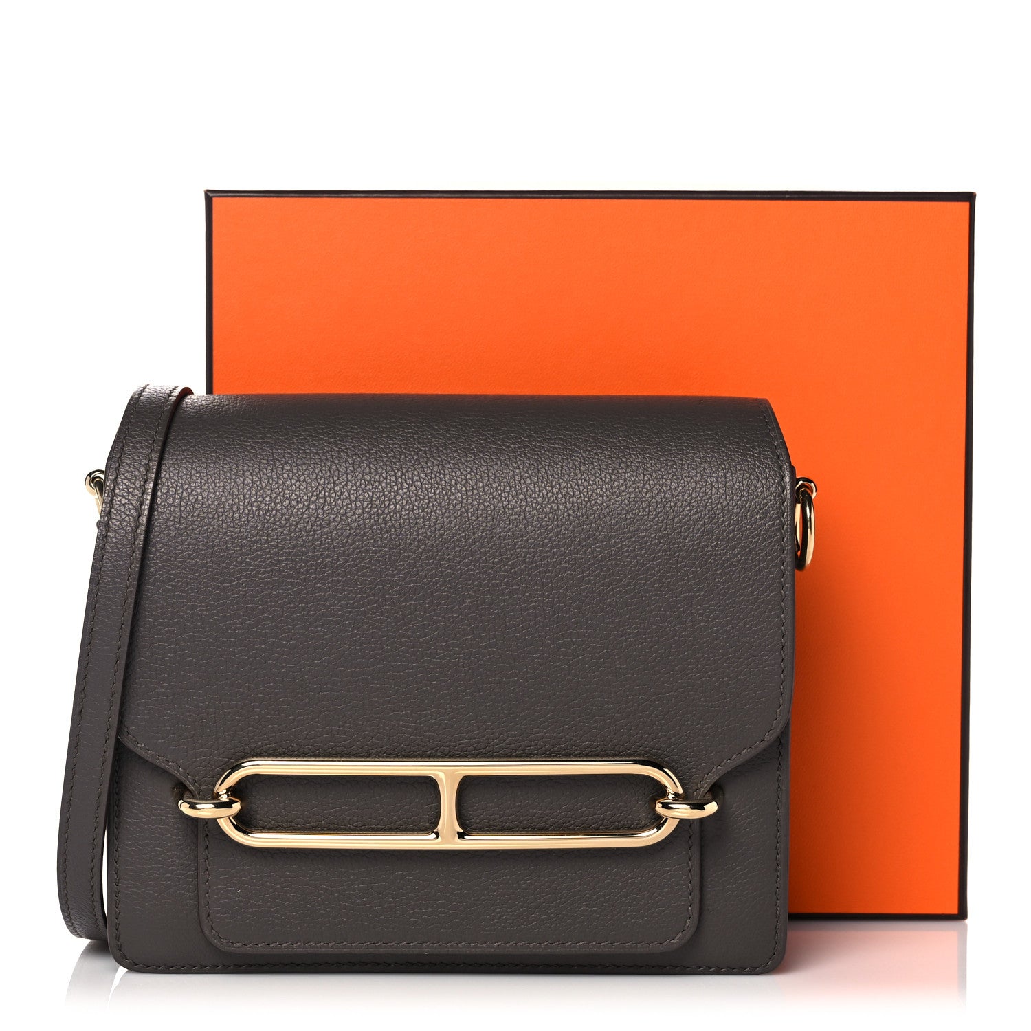 Hermes Evercolor Mini Sac Roulis Etain 10 of 10