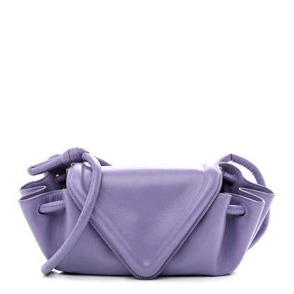 Bottega Veneta Lambskin Small Beak Triangle Flap Shoulder Bag Lavender 1 of 9