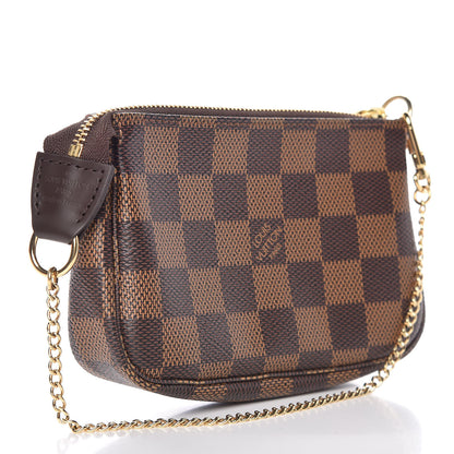 Louis Vuitton Damier Ebene Mini Pochette Accessories 3 of 8