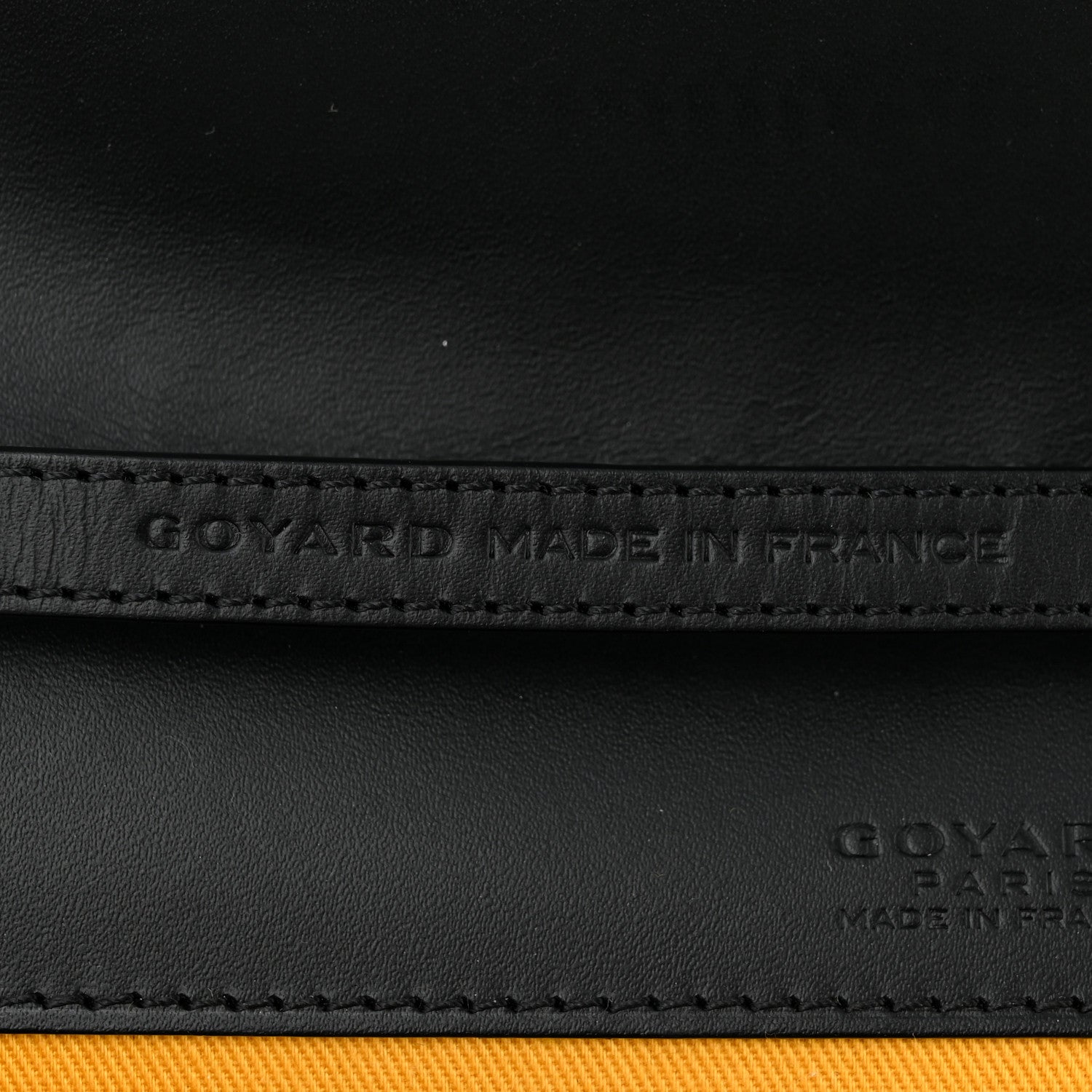 Goyard Goyardine Monte Carlo Bois Clutch With Strap Black 7 of 10