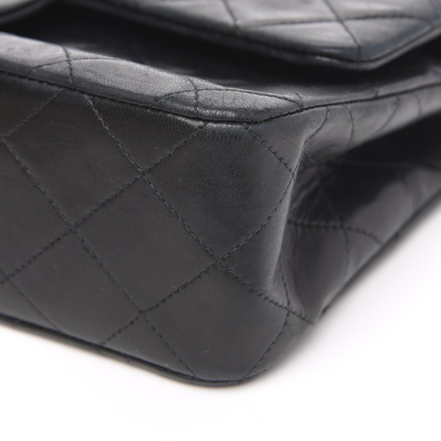 Chanel Lambskin Quilted Small Double Flap Black 10 of 16