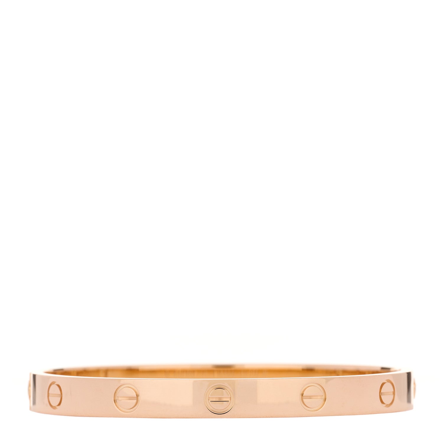 Cartier 18K Pink Gold LOVE Bracelet 17 2 of 9