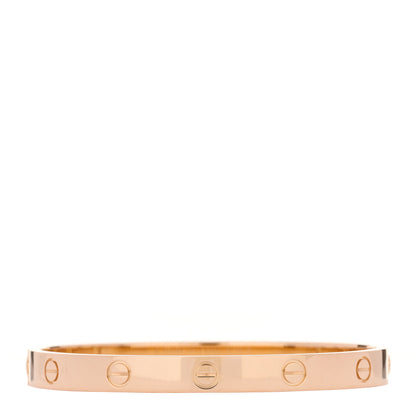 Cartier 18K Pink Gold LOVE Bracelet 17 2 of 9