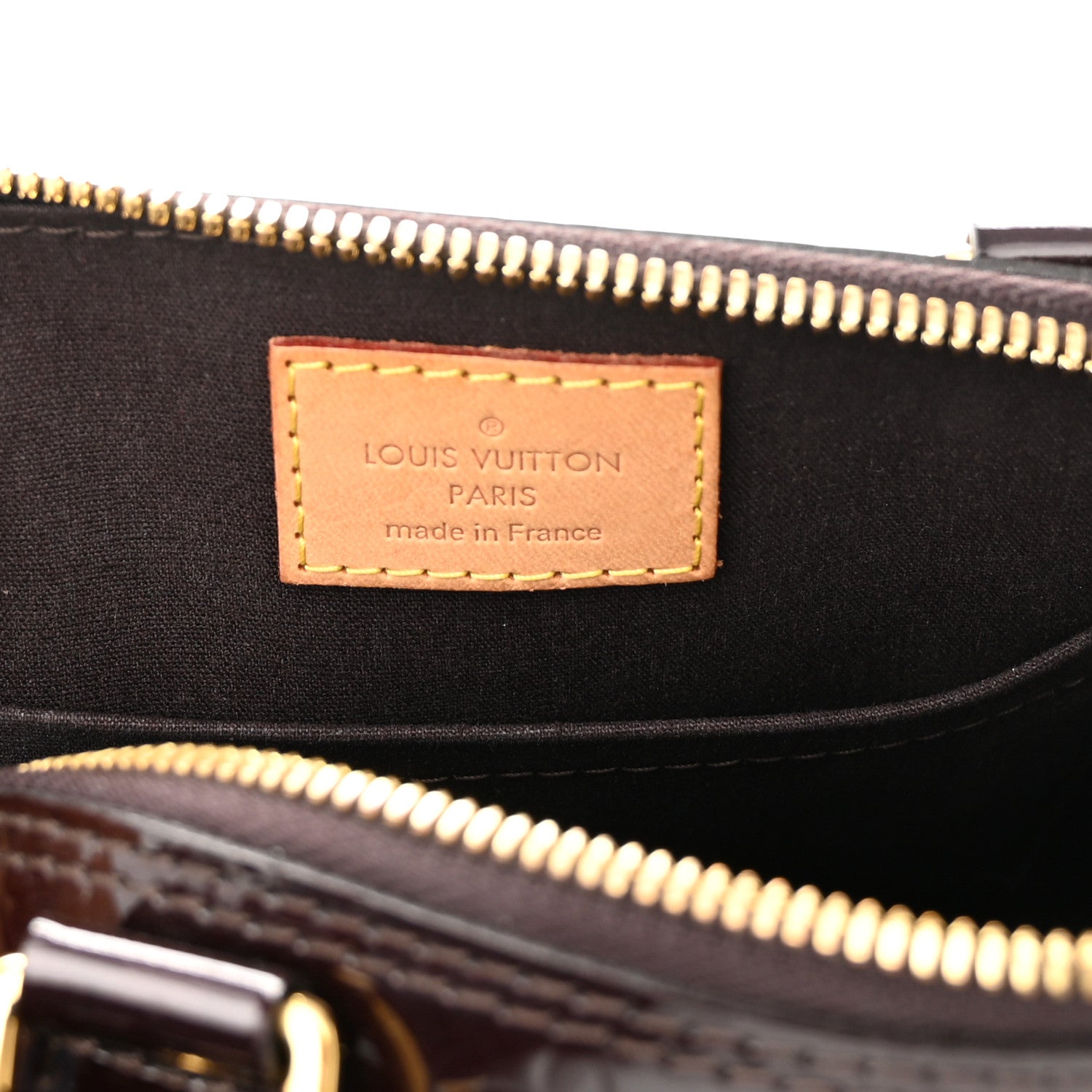 Louis Vuitton Vernis Alma BB Amarante 6 of 11
