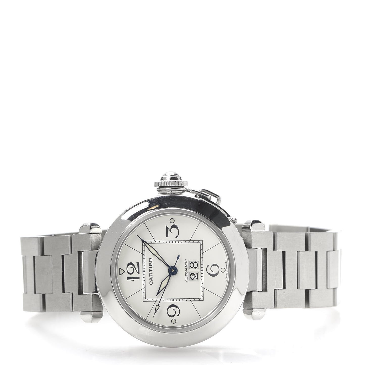 Stainless Steel 35mm Pasha C Big Date Automatic Watch