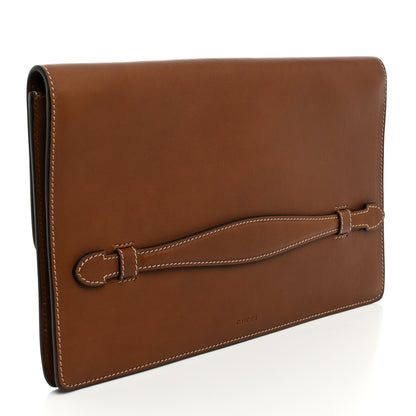 Gucci Calfskin Animalier Clutch Brown 3 of 7