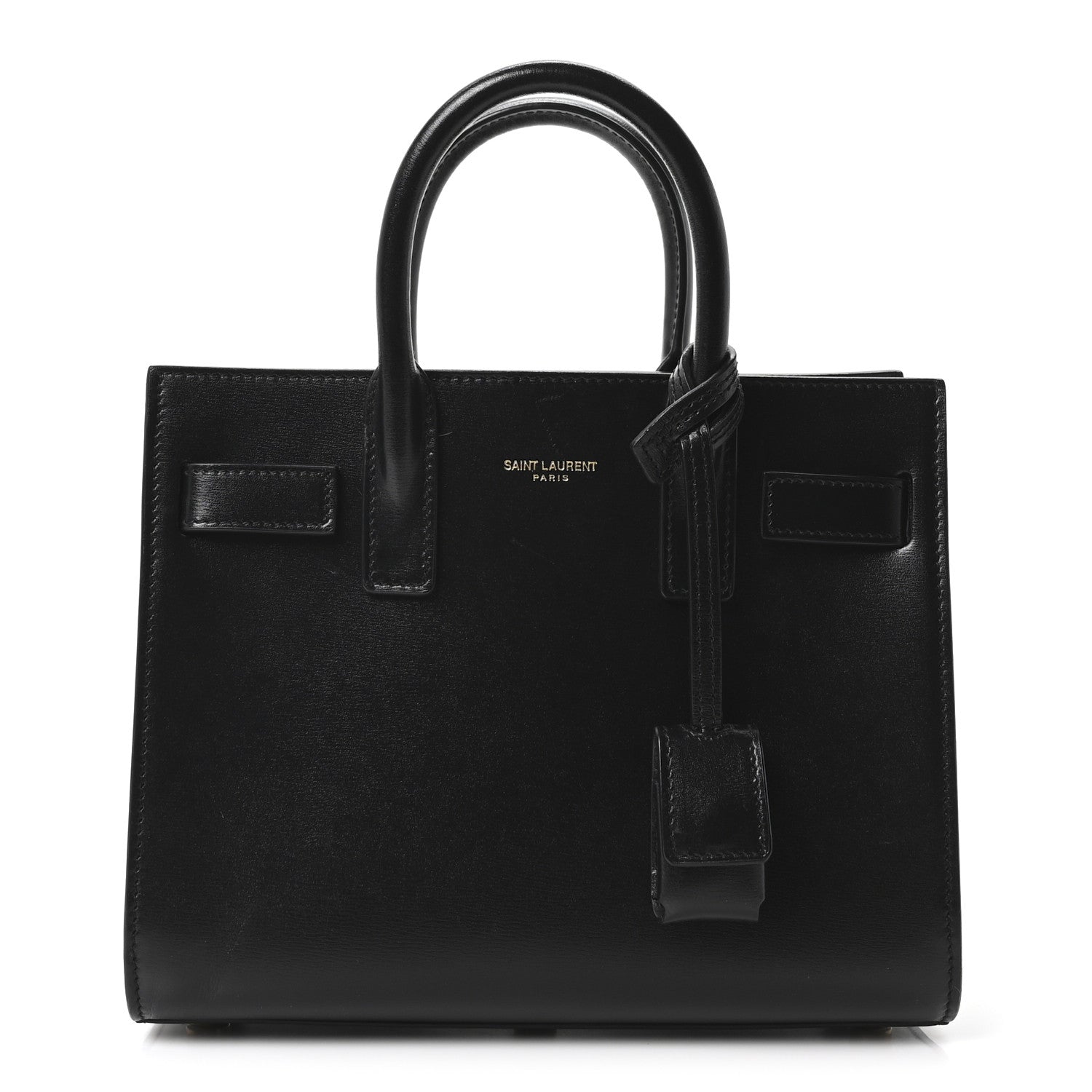 Saint Laurent Calfskin Nano Sac De Jour Black 1 of 10