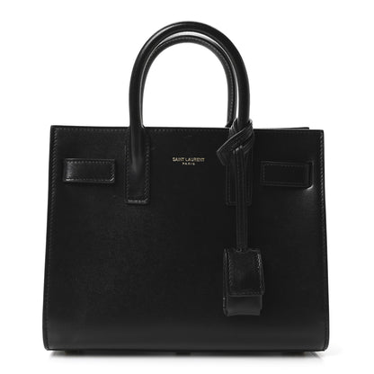 Saint Laurent Calfskin Nano Sac De Jour Black 1 of 10