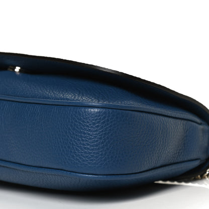 Gucci Pebbled Calfskin Medium Soho Flap Crossbody Caspian 11 of 11