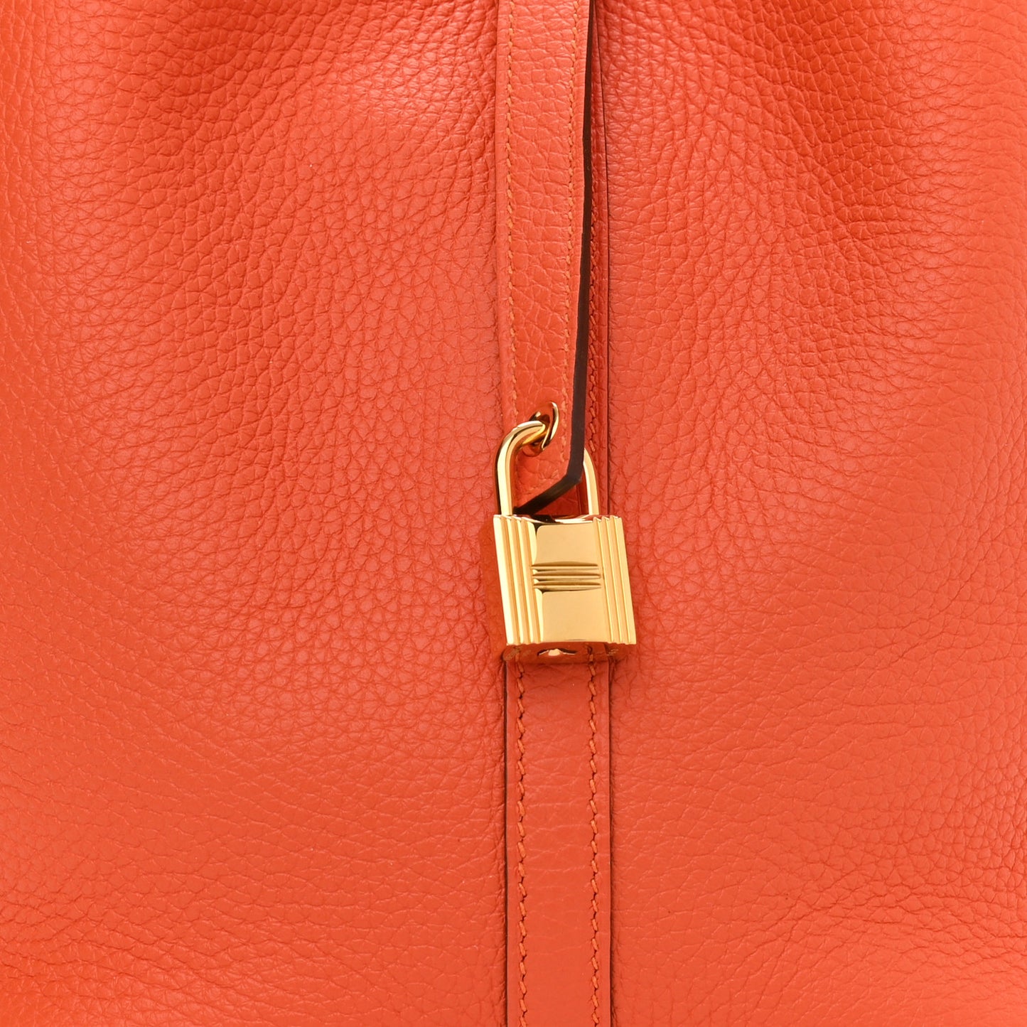 Taurillon Clemence Picotin Lock 22 MM Orange